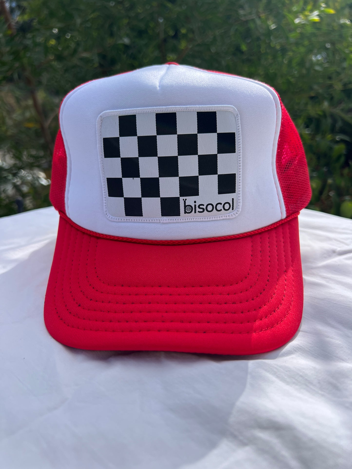 pocket cap | deep red