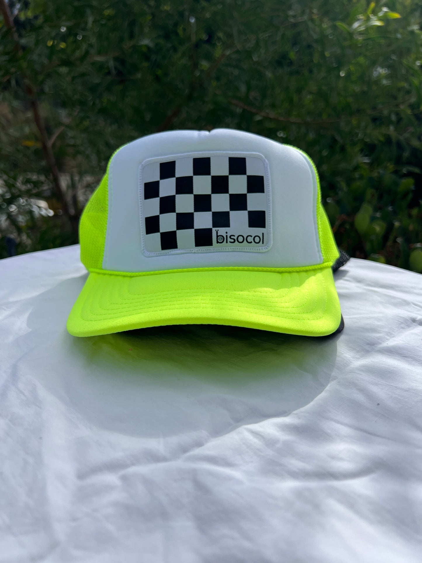 pocket cap | neon green